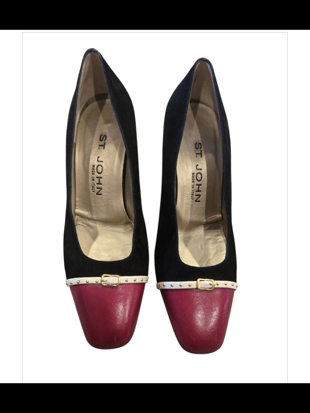 St. John womens Heels in size 7 Suede And Leather
